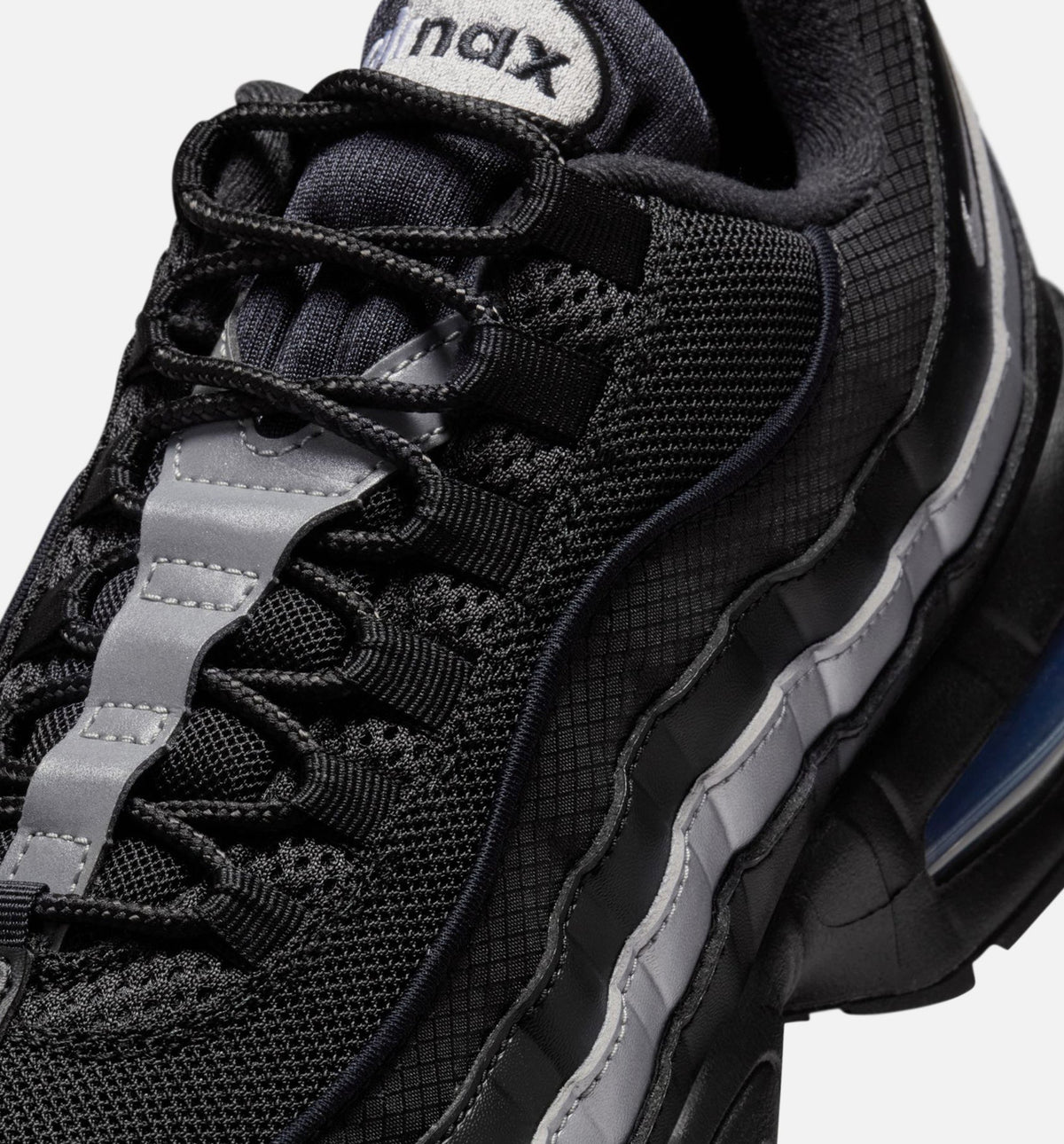 Nike Air Max 95 Big Bubble OG Men's Shoes - Black / White / Metallic Silver