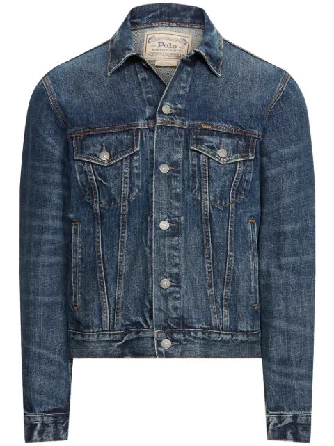 Polo Ralph Lauren classic-collar cotton denim jacket