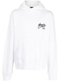 AMIRI embroidered-logo cotton hoodie