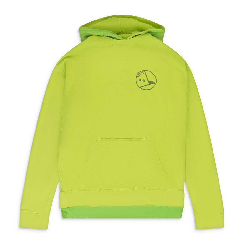 Green Layered Hoodie