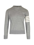 Thom Browne fine merino wool 4-Bar sweater