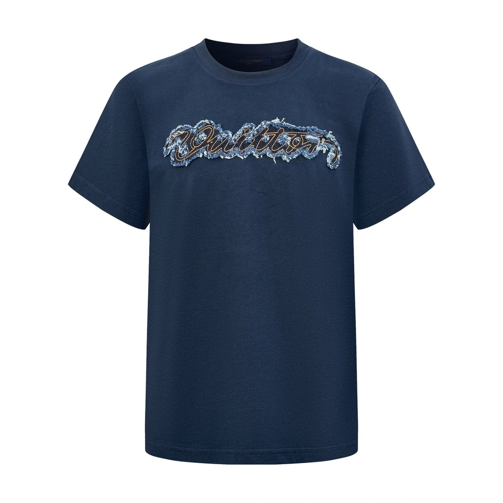 Logo Denim Short Sleeve Tee