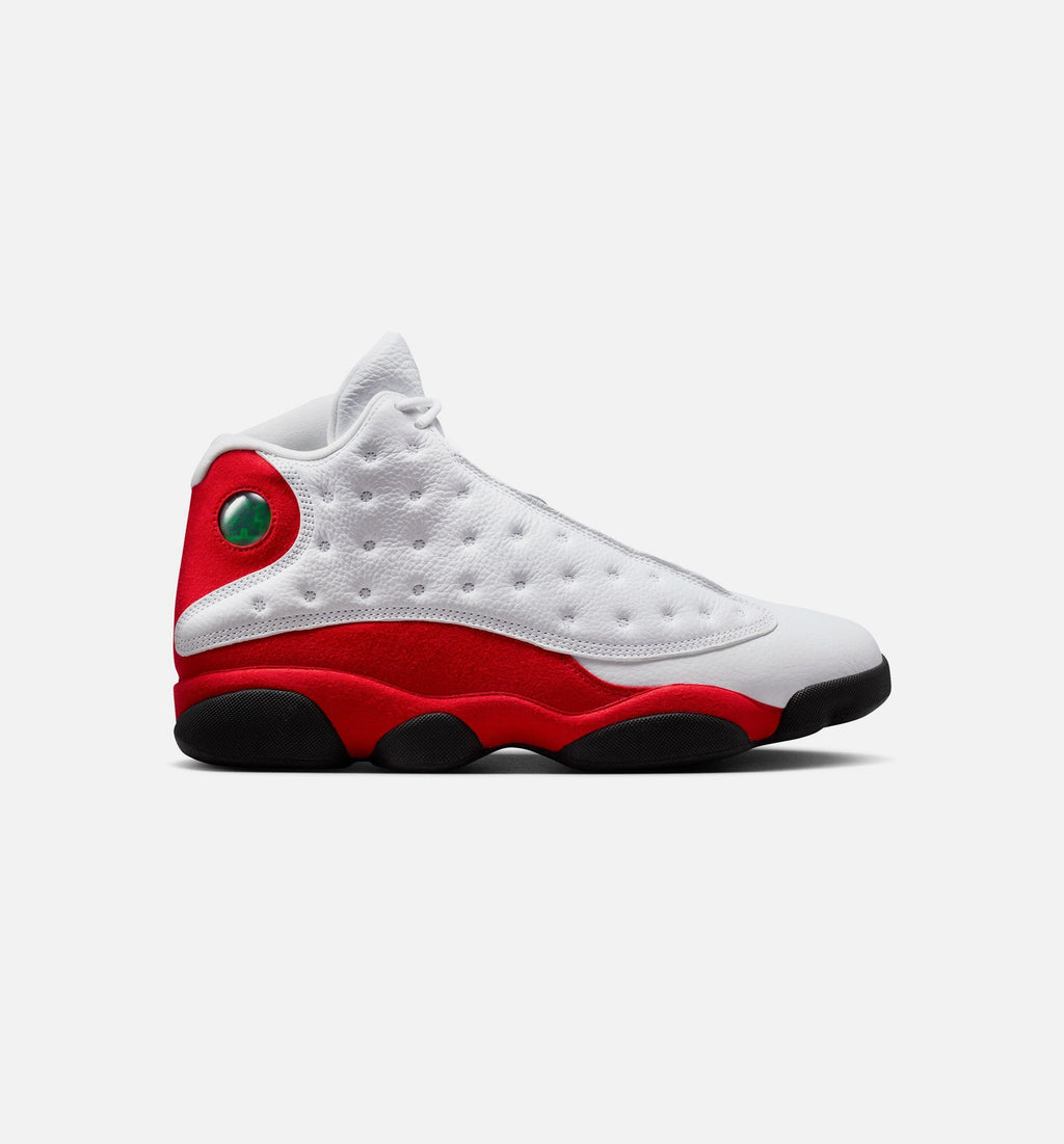 Air Jordan 13 Retro White And University Red Men's Lifestyle Shoes - White/Black/True Red