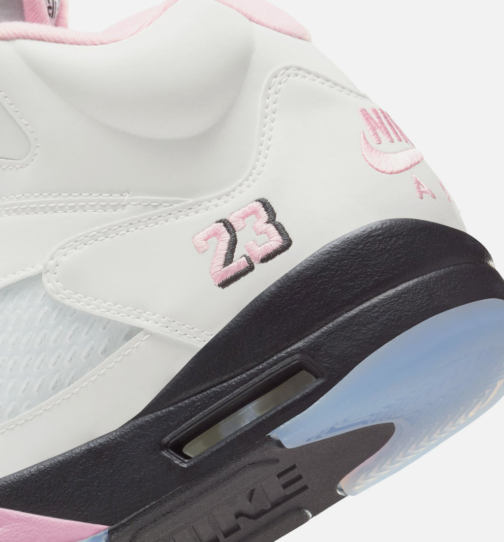 Air Jordan 5 Retro Medium Soft Pink | Men's Lifestyle Shoe | White/Soft Pink/Black