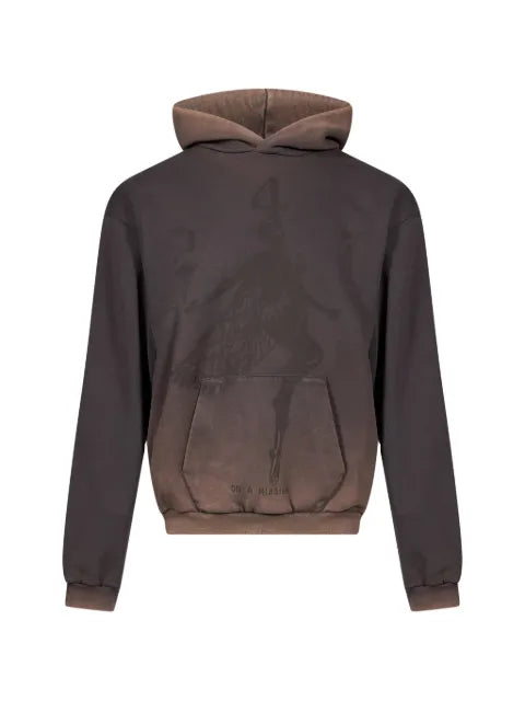 Represent 247 Fallen Angel graphic-print faded-effect hoodie