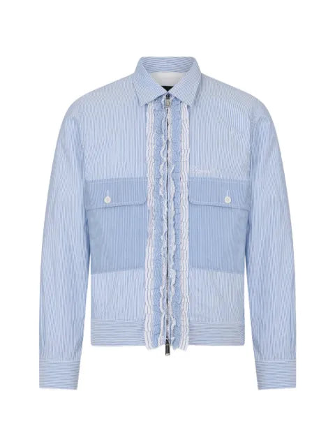 DSQUARED2 mixed stripes bomber jacket