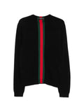 Gucci Web-stripe cashmere sweater