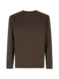DONDUP logo-patch long-sleeve sweater