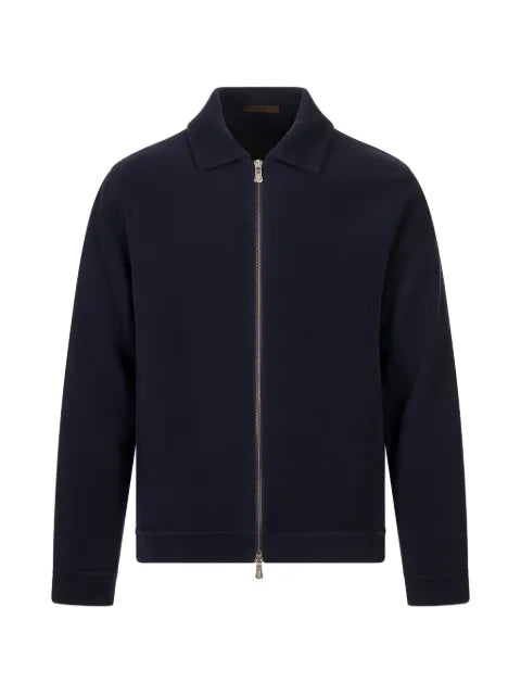 Fedeli zip-up collared jacket