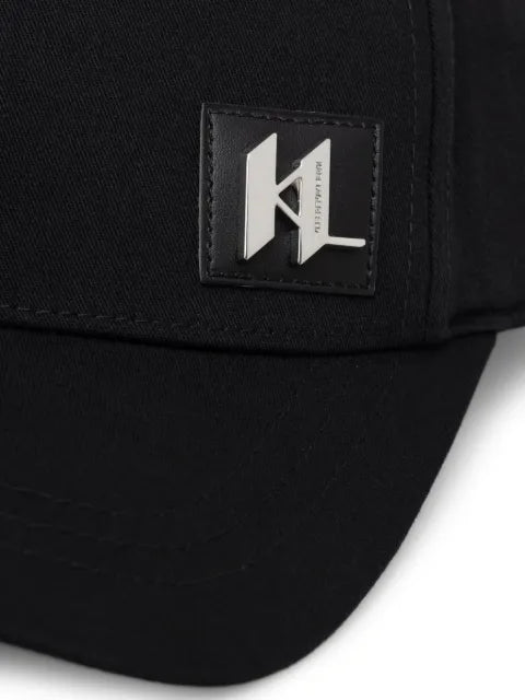 Karl Lagerfeld logo-plaque baseball cap
