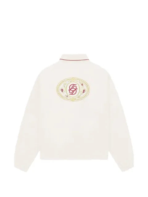 Drôle De Monsieur embroidered cotton blouson jacket