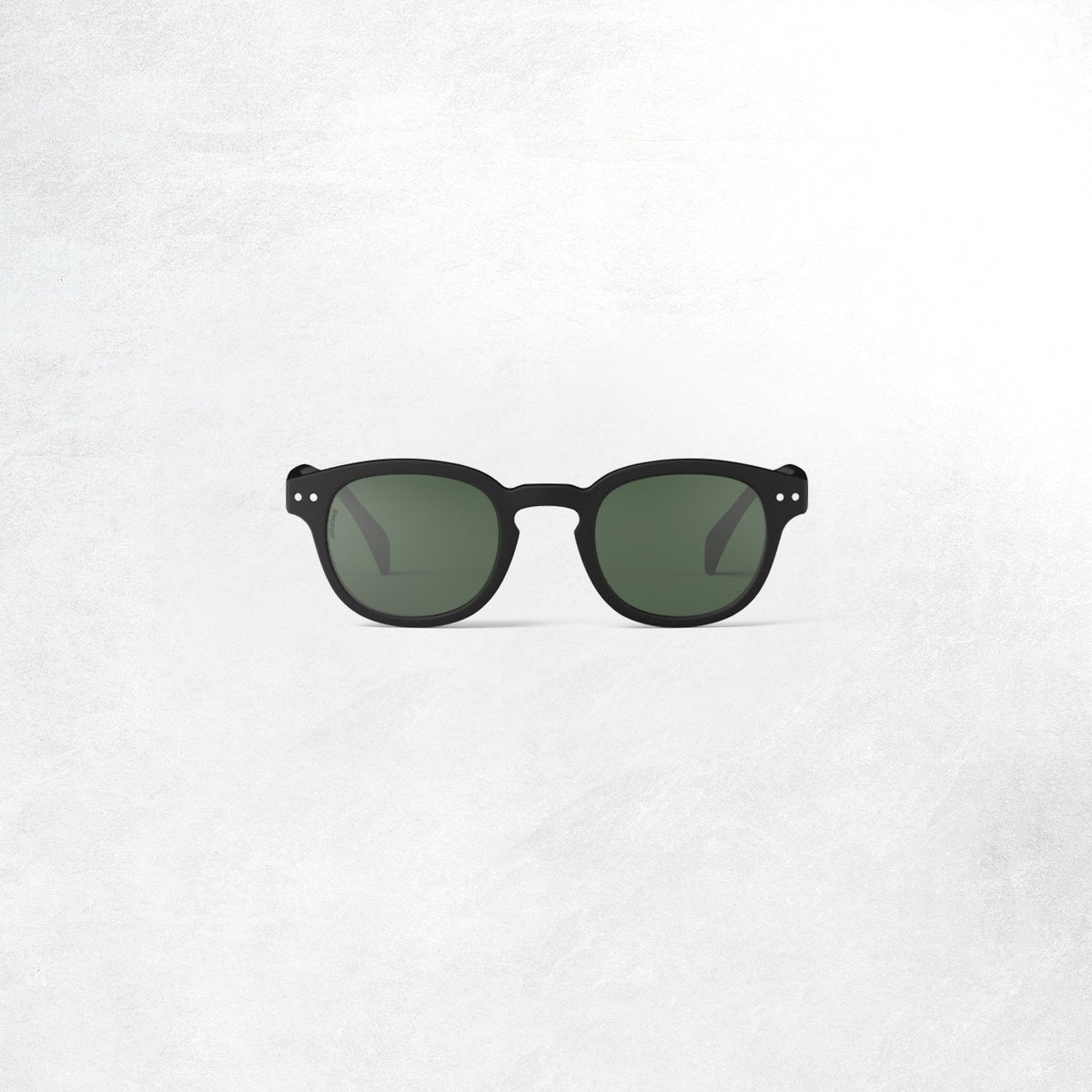Izipizi Sun Glasses #C: Black Polarized Green Lenses