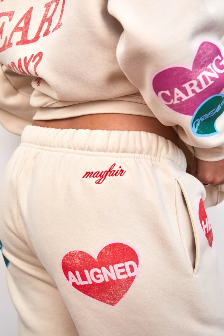 HOWï¿½S YOUR HEART SWEATPANTS