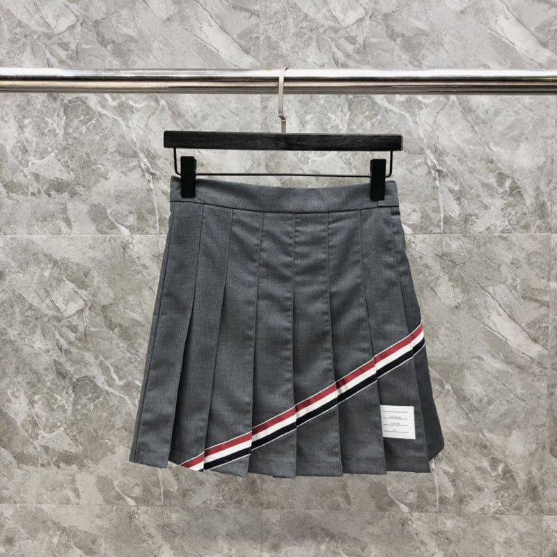 Thom Browne Women's Four Stripes Long Sleeve Shirt