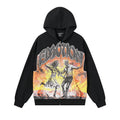 MIXED EMOTION Dancing Figure Zip-Up Hoodie