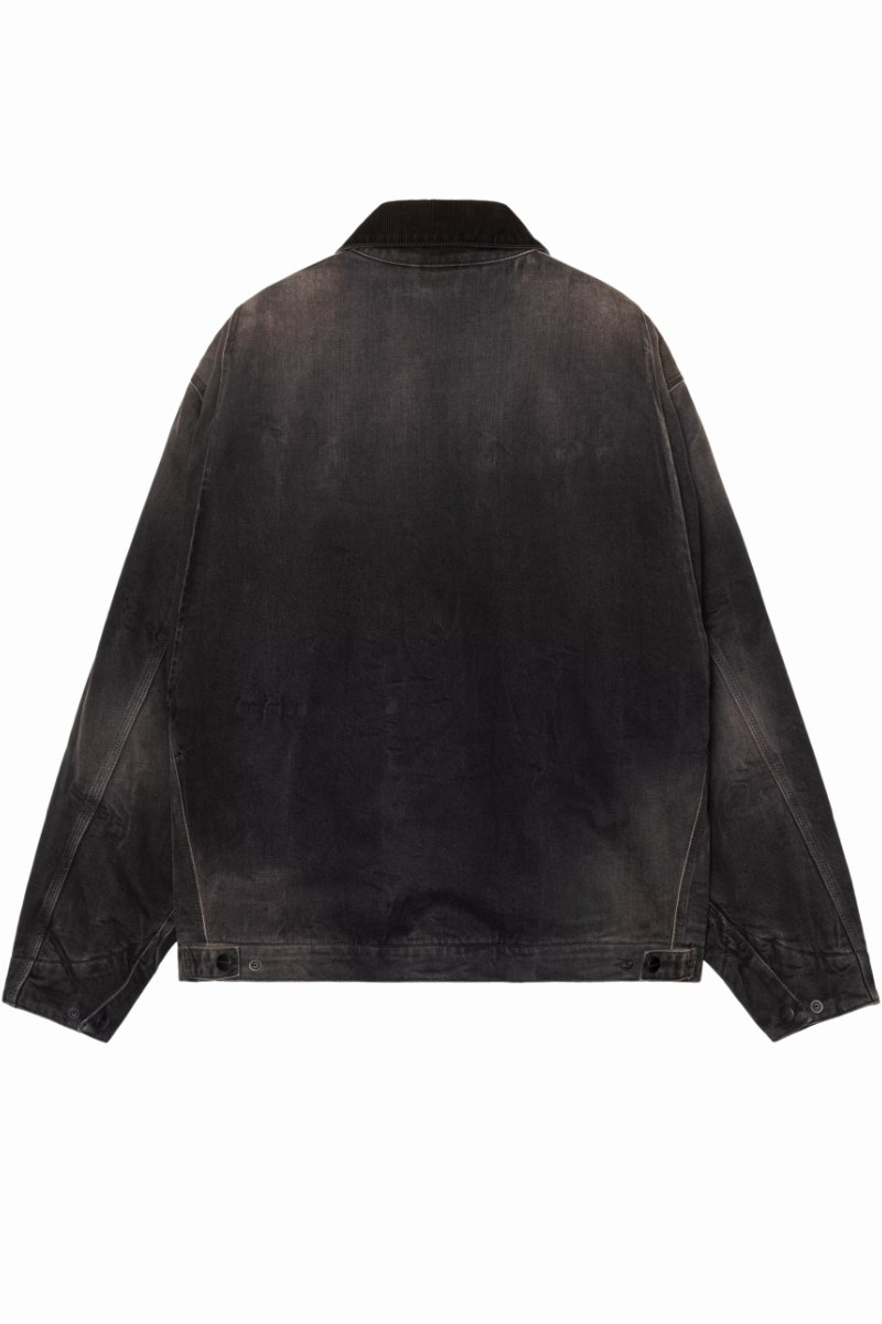 CARHARTT WIP OG DETROIT JACKET Black / Black Tobacco Used