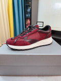 Prada Men's Mesh Lace-Up Sneakers