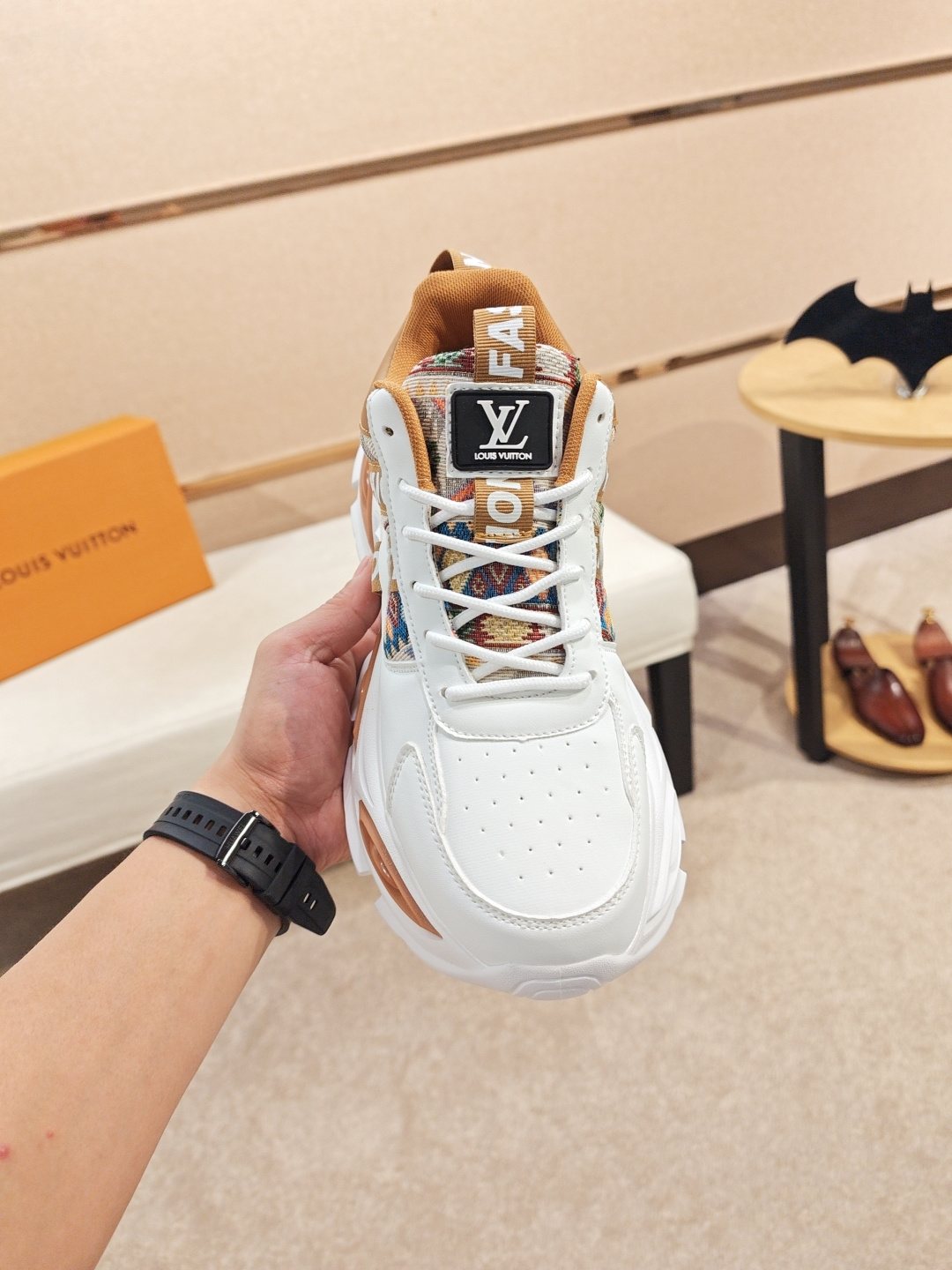 Louis Vuitton Paneled Chunky Sole Sneakers